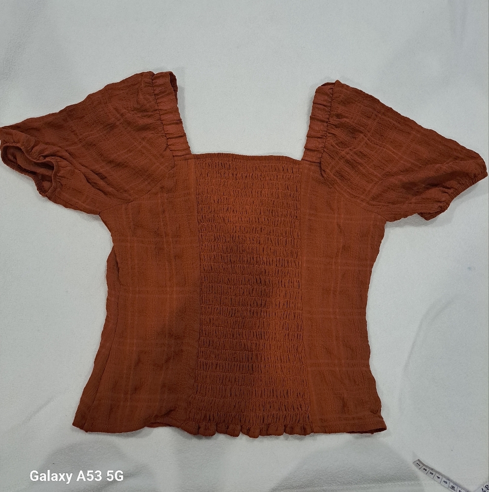BCX Women's Rust Top Size XS - Picture 4 of 5